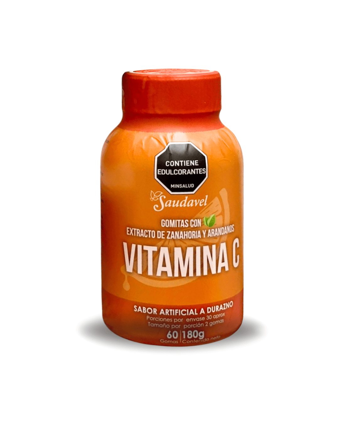 Gomitas Funcionales Con Extracto de Zanahoria y Arándanos, Contiene Vitamina C